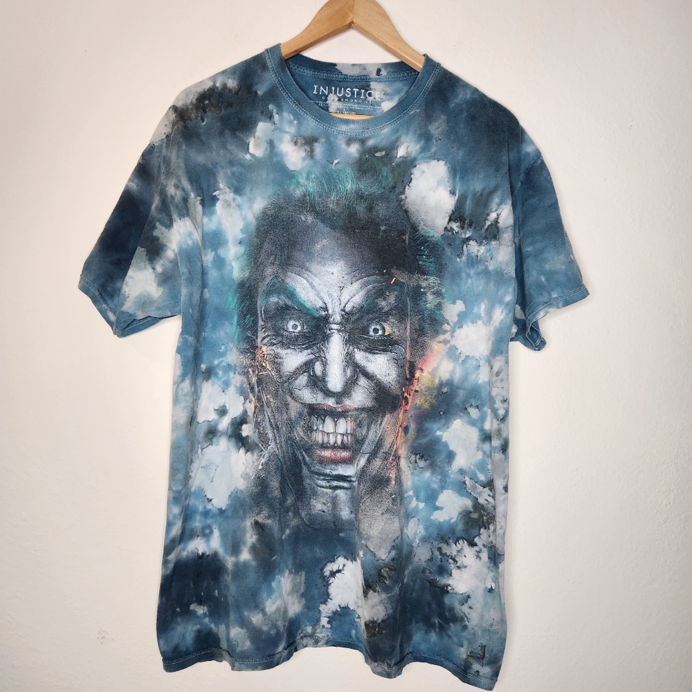 Injustice Mens XL Gods Among Us Video Game Joker T-shirt